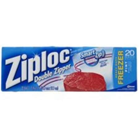 SC Johnson Ziploc Freezer Bag - Pint 20 Count